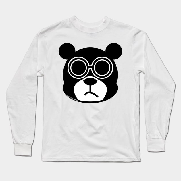 GEEK BEAR Long Sleeve T-Shirt by cholesterolmind